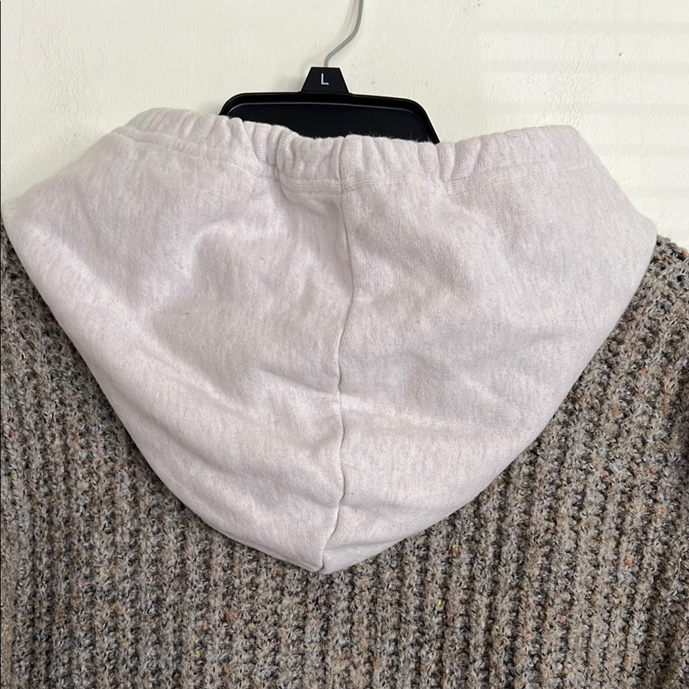 Aerie Offline Knit Sweater in Cream and Brown - Picture 8 of 10